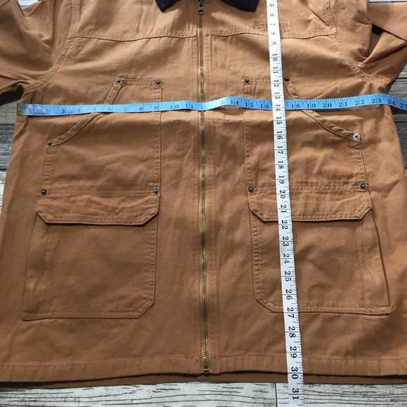 Altamont Chore Jacket Men’s XL Brown Full Zip Corduroy Collar Pockets Cotton. - Picture 2 of 13
